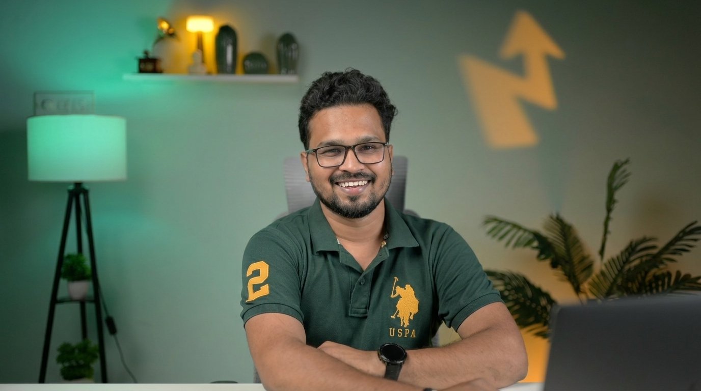 Ashok Kumar, founder of Zilgrow, presenting the Growth Clarity System in the studio